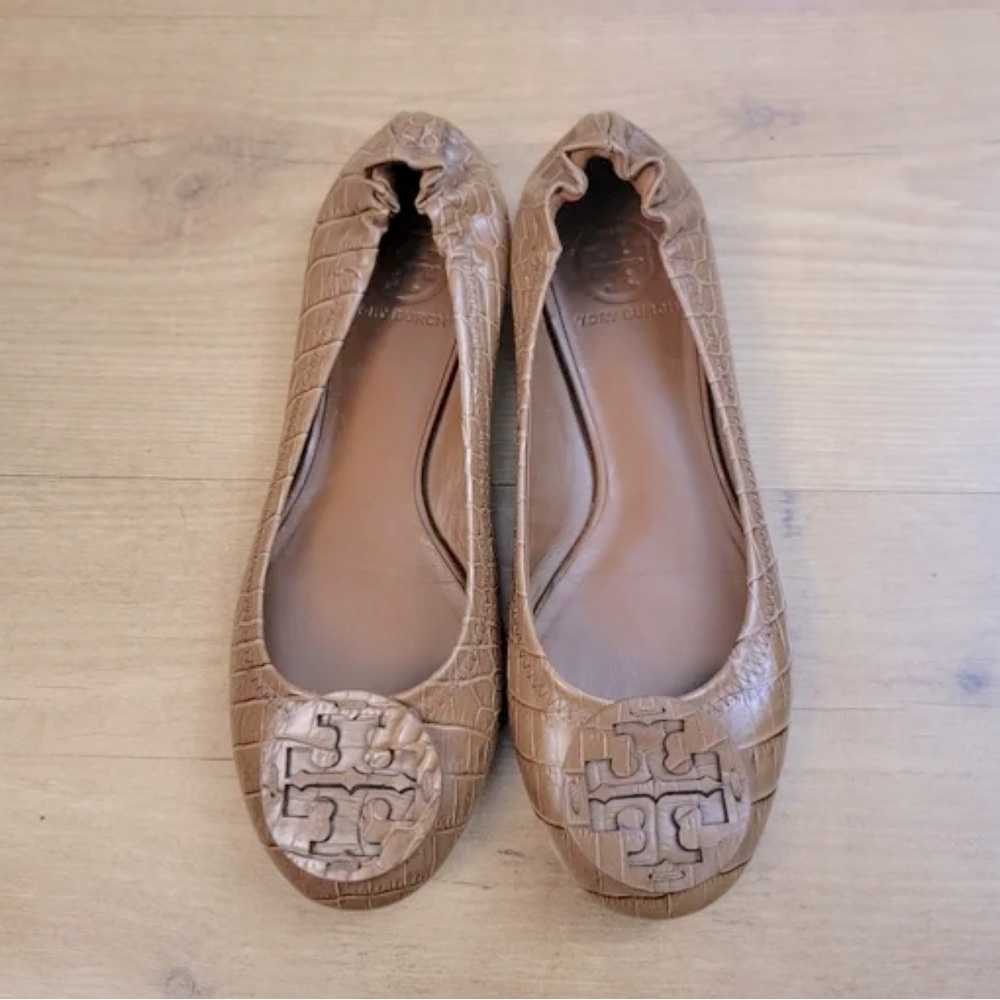 Tory Burch Minnie Travel Ballet Flats Size 7